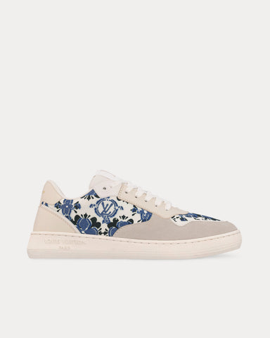 Louis Vuitton LV Stadium Beige / Navy Blue Low Top Sneakers