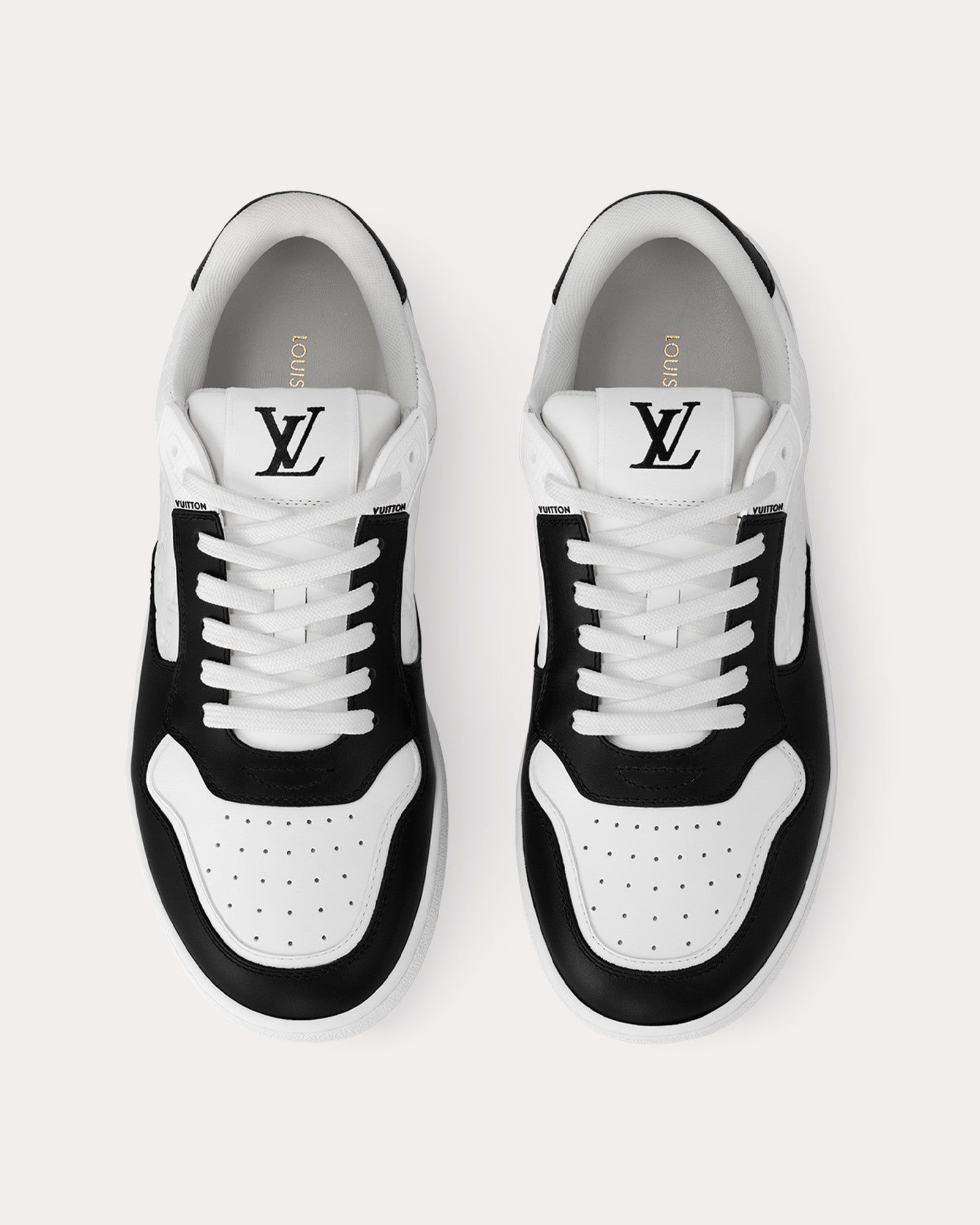 Louis Vuitton LV Stadium White / Black Low Top Sneakers - 2