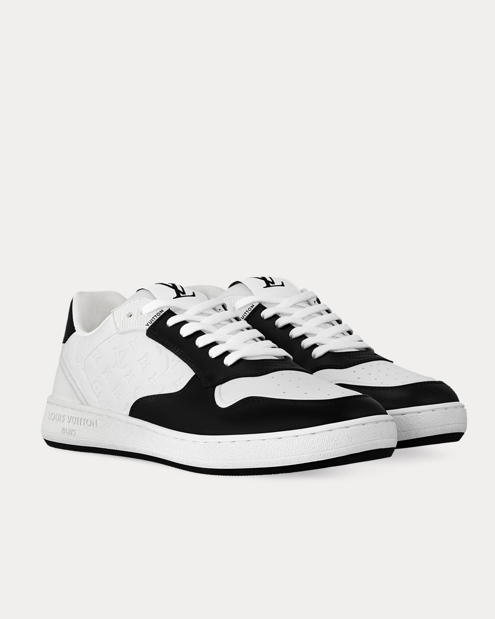 Louis Vuitton LV Stadium White / Black Low Top Sneakers - 3