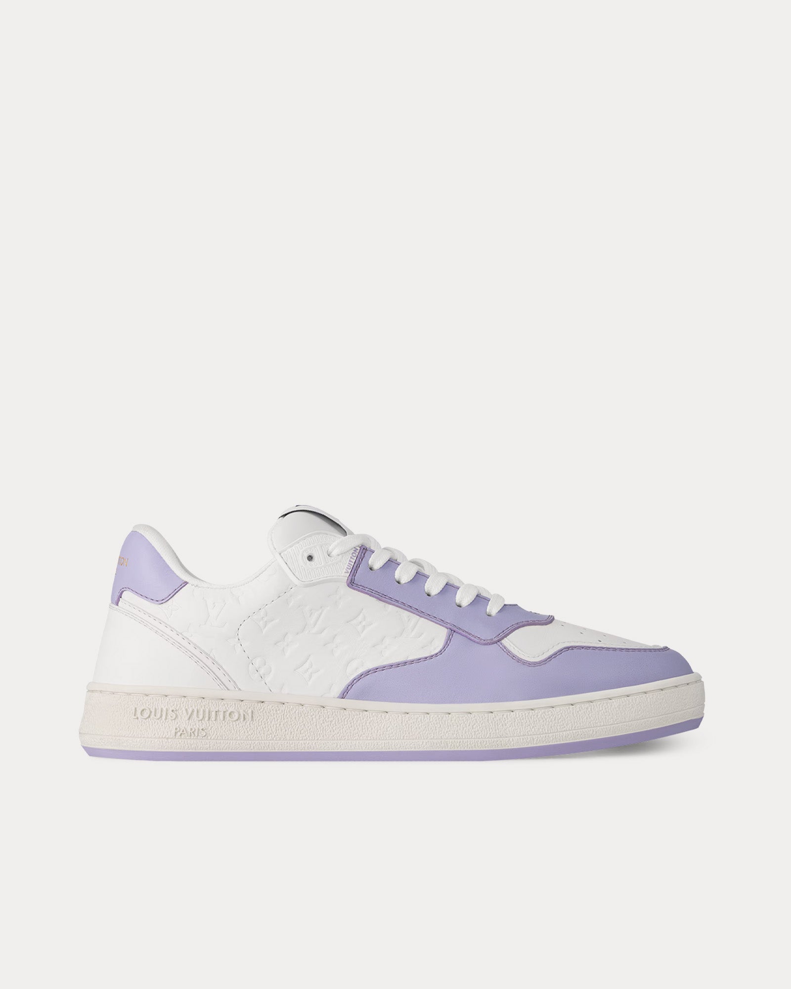 Louis Vuitton LV Stadium White / Lilac Low Top Sneakers - 1