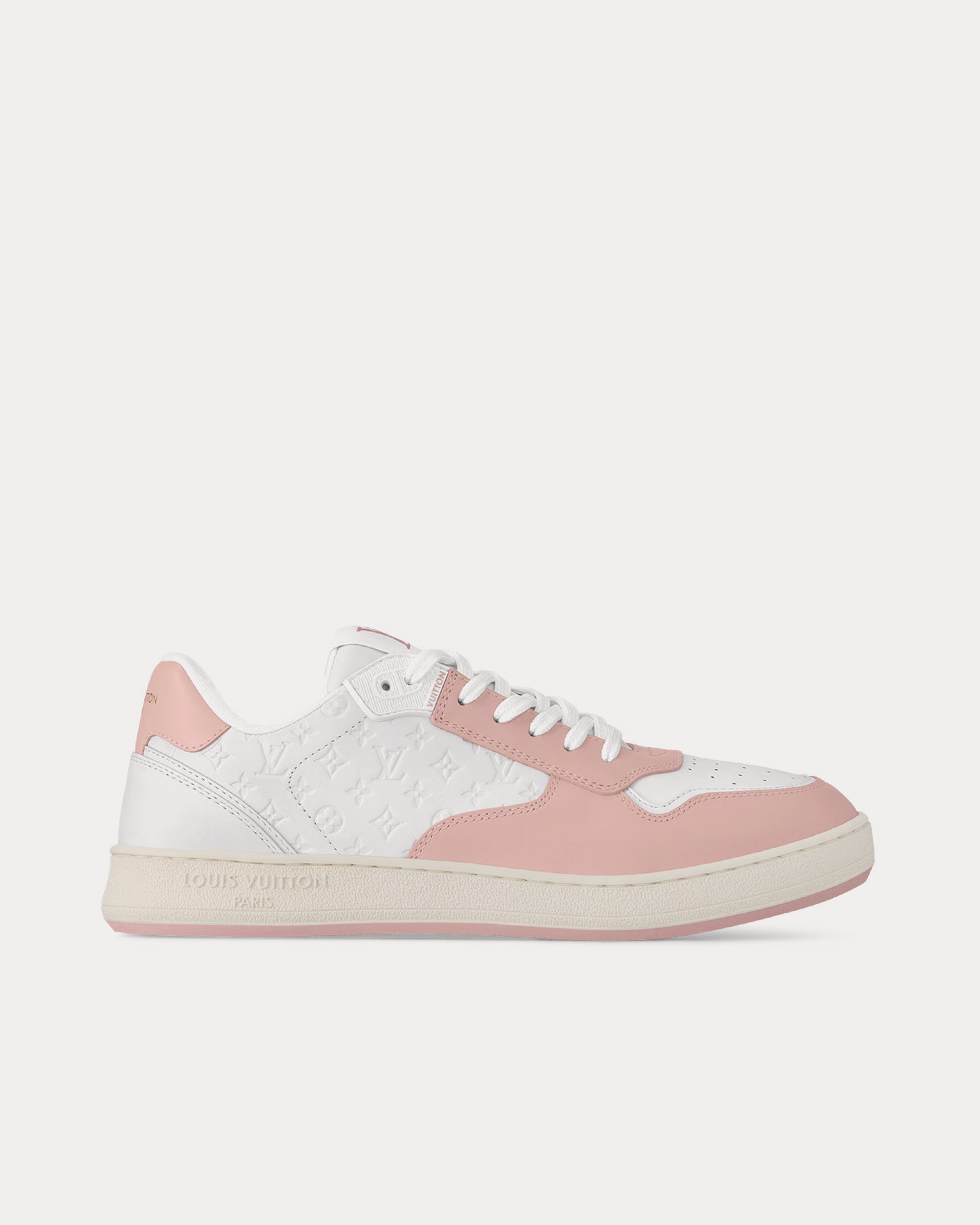 Louis Vuitton LV Stadium White / Rose Low Top Sneakers - 1