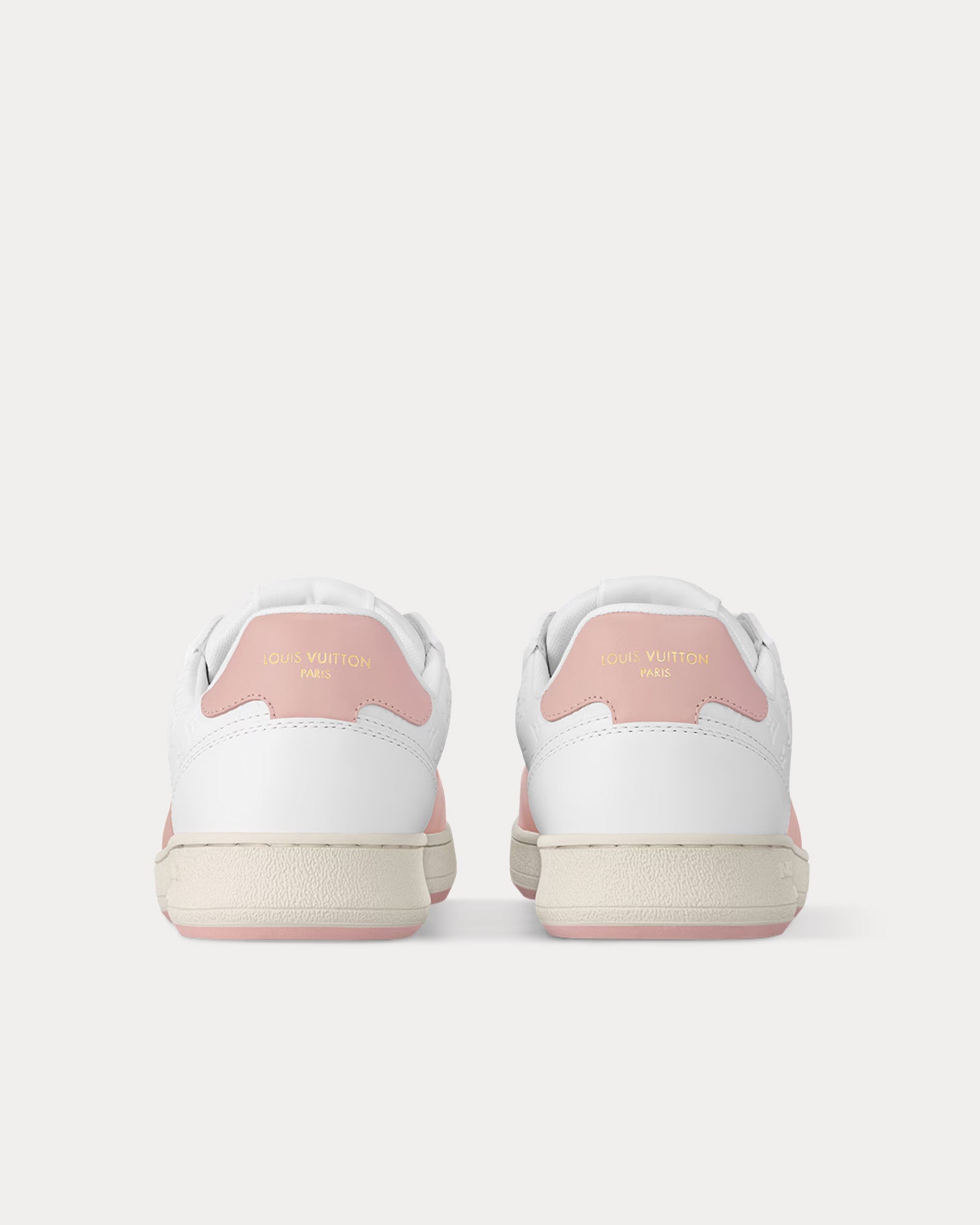 Louis Vuitton LV Stadium White / Rose Low Top Sneakers - 3