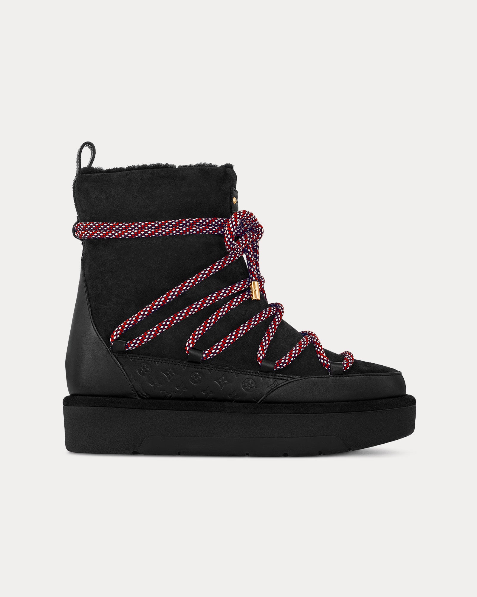 Louis Vuitton LV Ski Aspen Platform Black Ankle Boots - 1