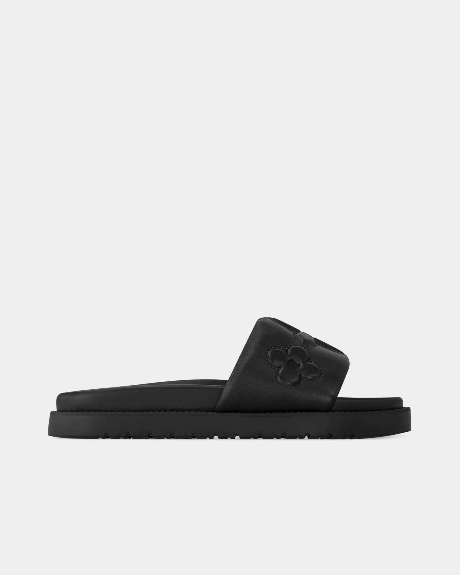 Louis Vuitton LV Shore Flat Comfort Black Mules - 1