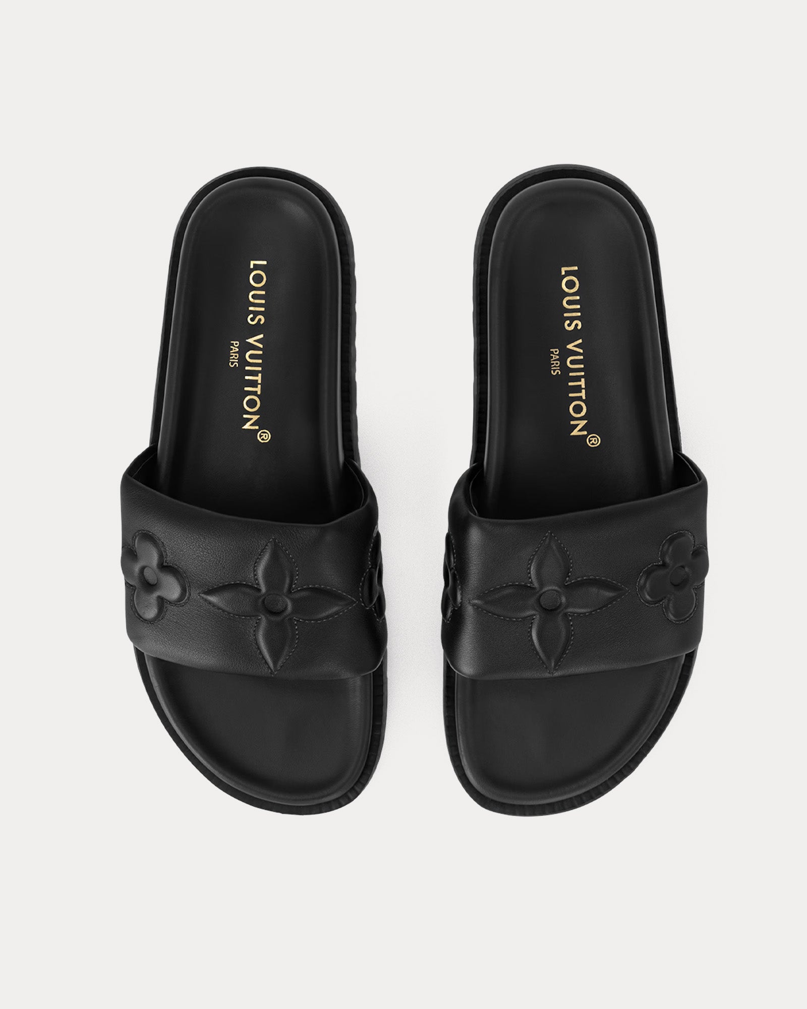 Louis Vuitton LV Shore Flat Comfort Black Mules - 2