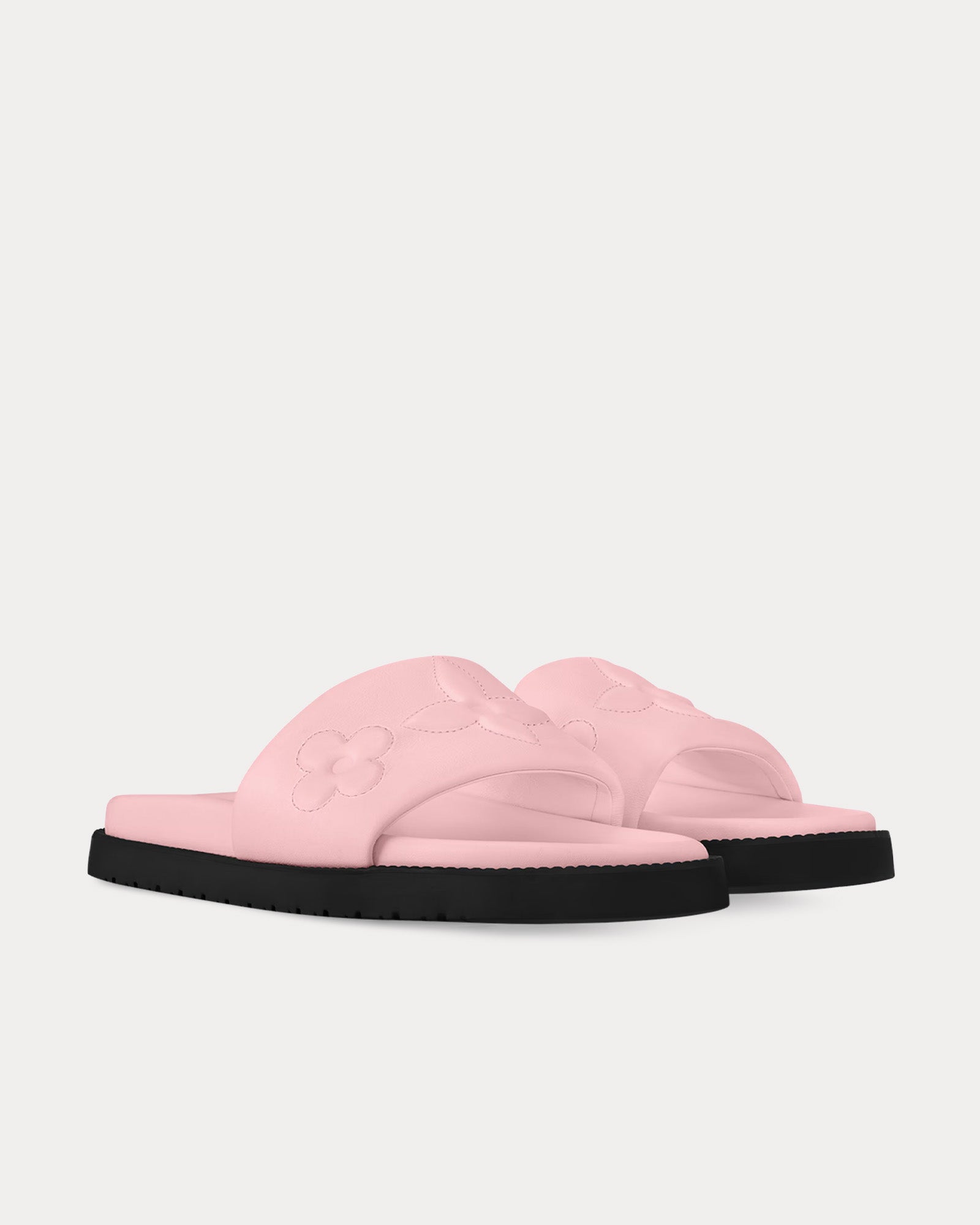 Louis Vuitton LV Shore Flat Comfort Light Pink Mules - 3