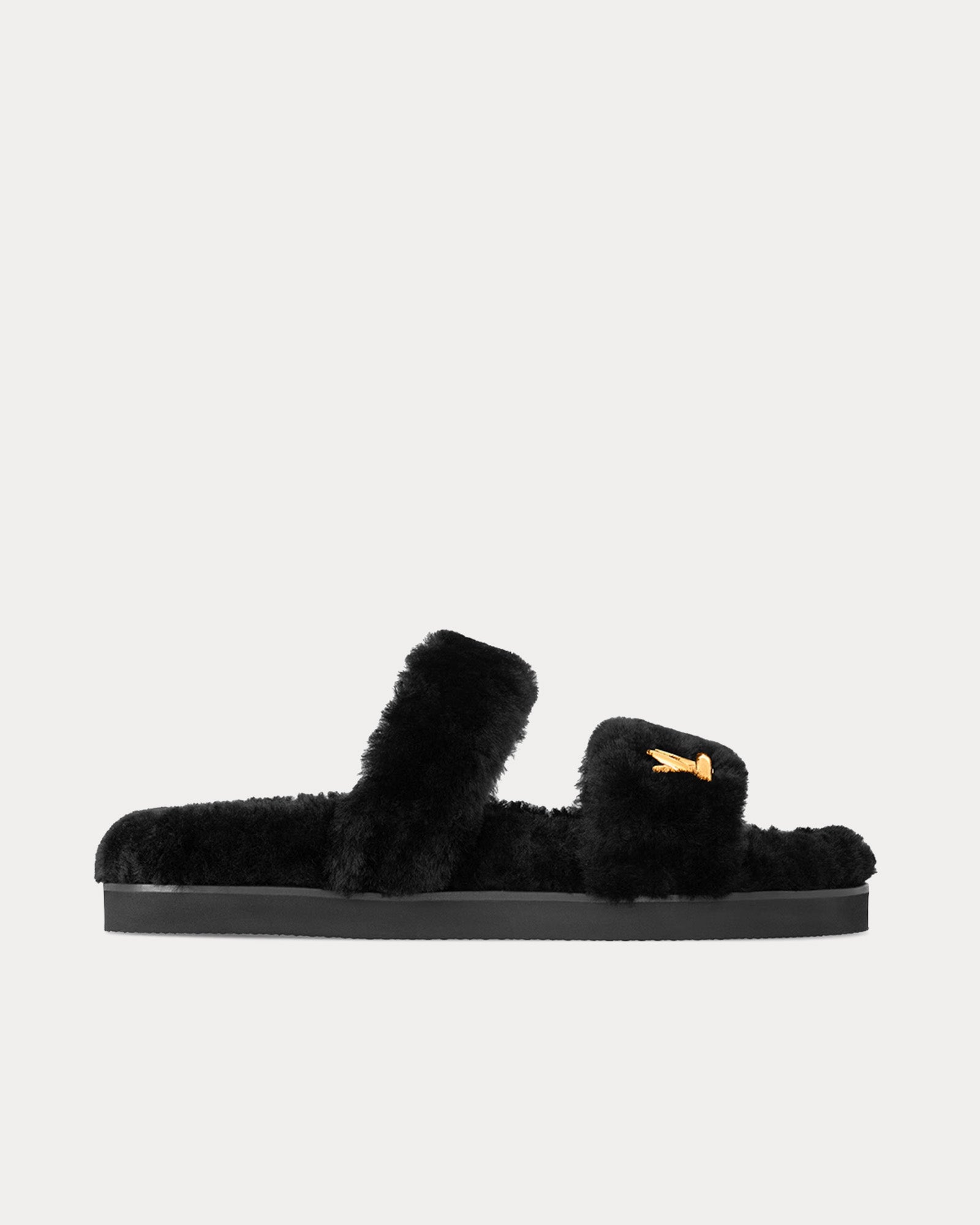 Louis Vuitton LV Sunset Comfort Flat Black Mules - 1