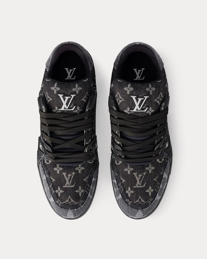 Louis Vuitton LV Trainer Monogram Denim Black 