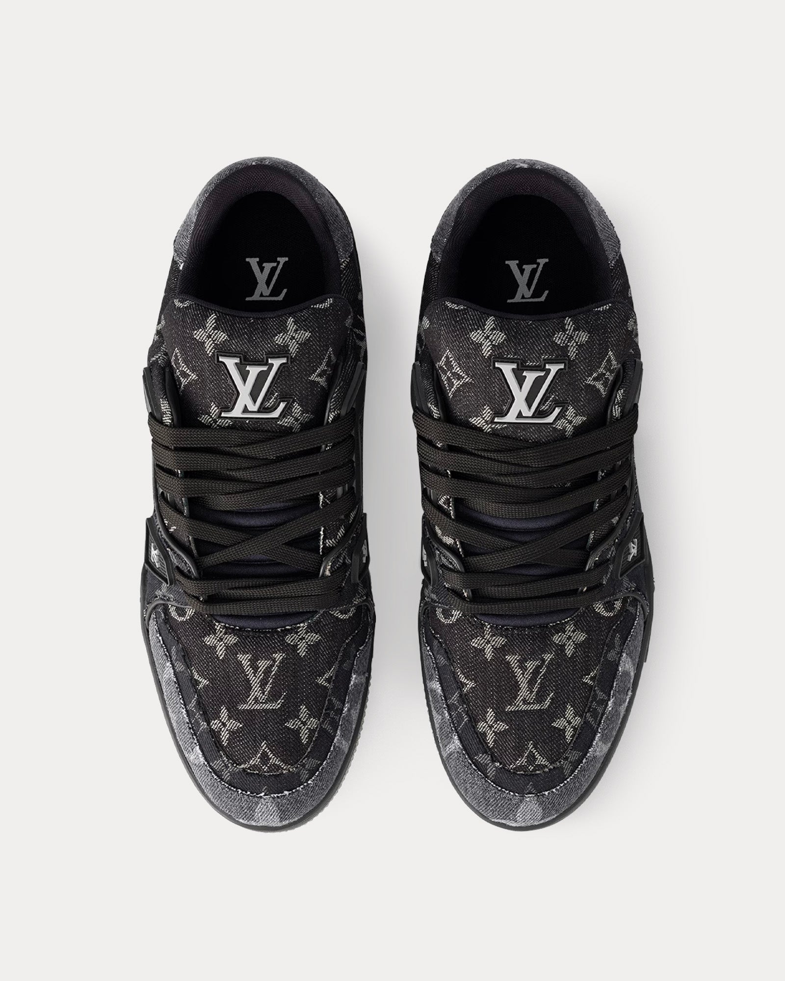 Louis vuitton denim sneakers online