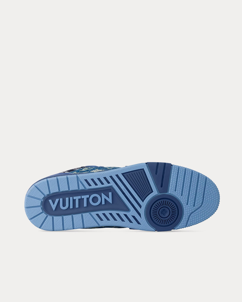 Louis Vuitton LV Trainers Monogram Denim with Strap (Blue)