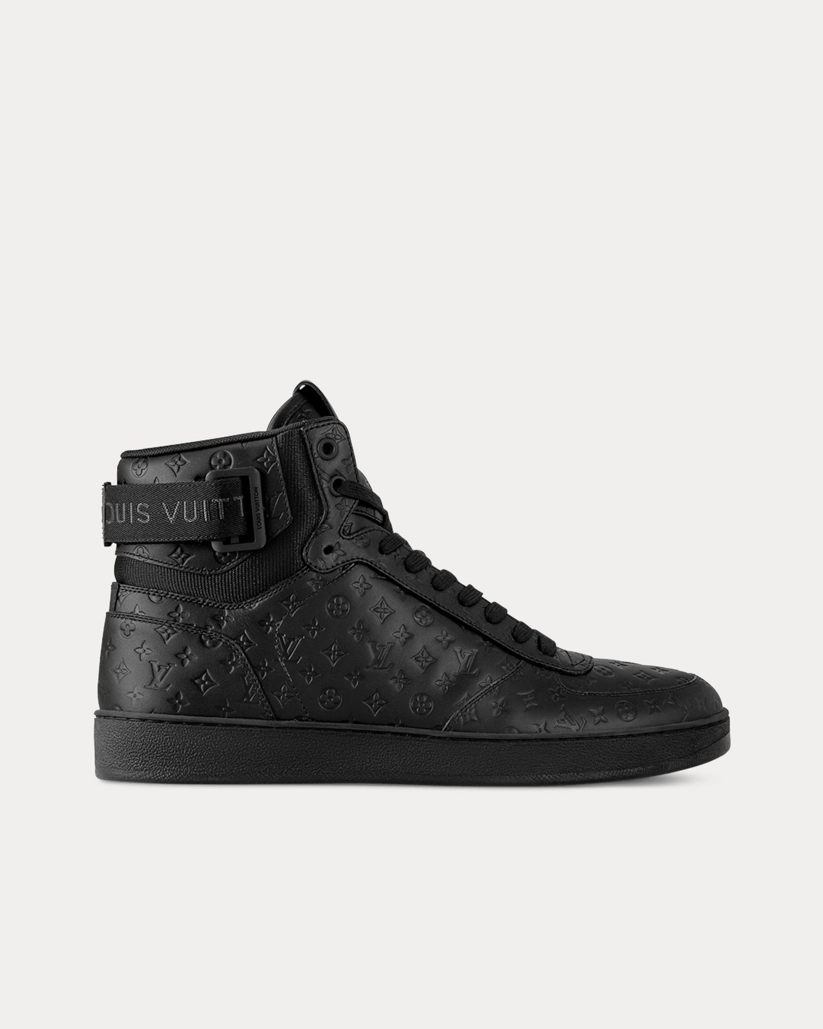 Louis Vuitton Rivoli Sneaker Boot Black High Top Sneakers - 1