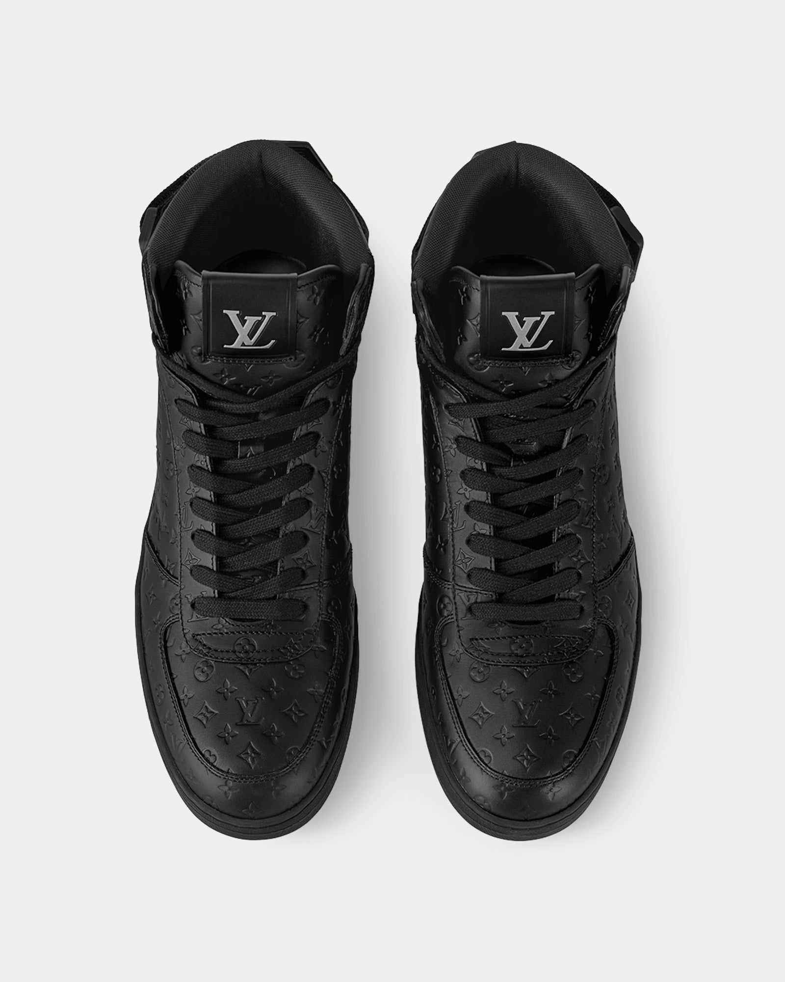 Louis Vuitton Rivoli Sneaker Boot Black High Top Sneakers - 2