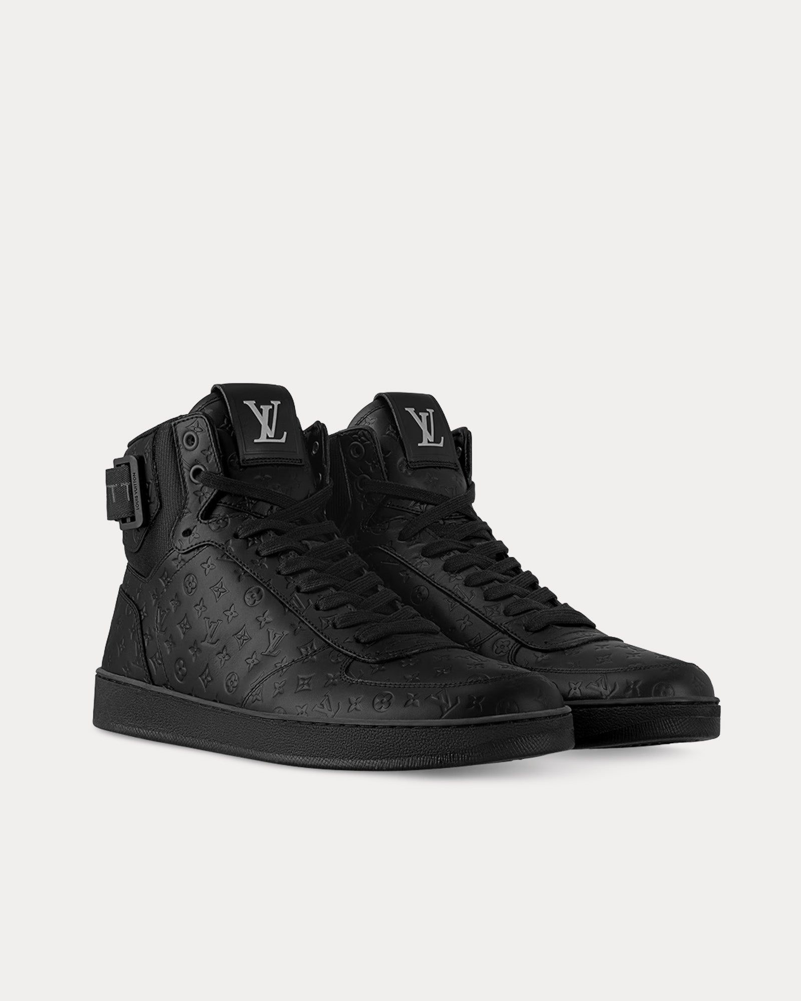 Louis Vuitton Rivoli Sneaker Boot Black High Top Sneakers - 3