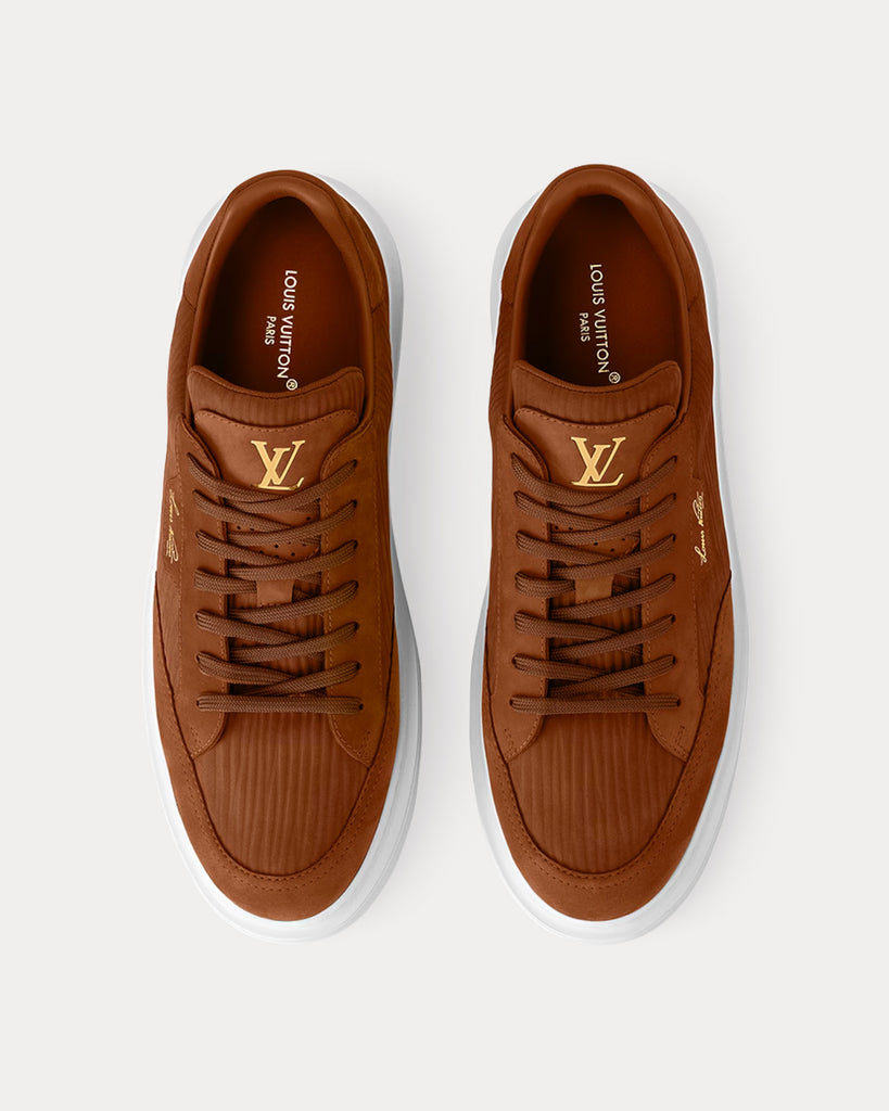 Louis Vuitton Run Away Suede Moka Low Top Sneakers - Sneak in Peace