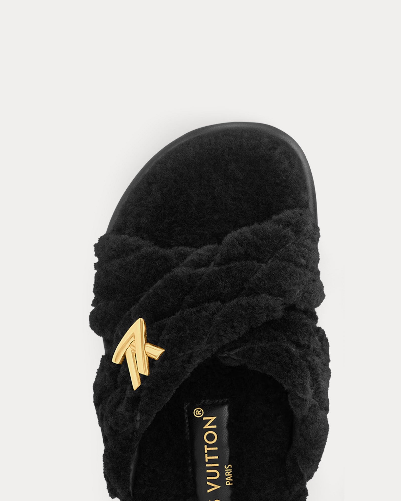 Louis Vuitton LV Bliss Comfort Shearling Black Mules - 4