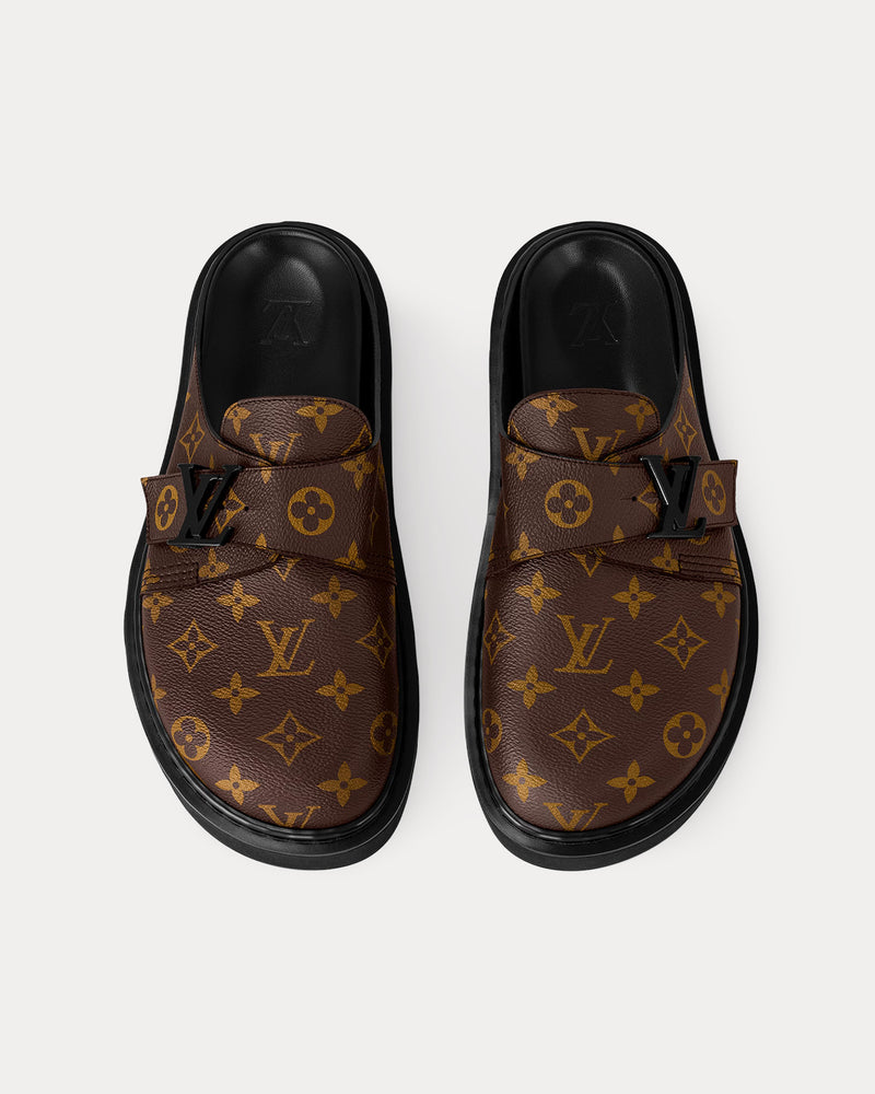 Louis Vuitton LV Easy Monogram Brown Mules - 2