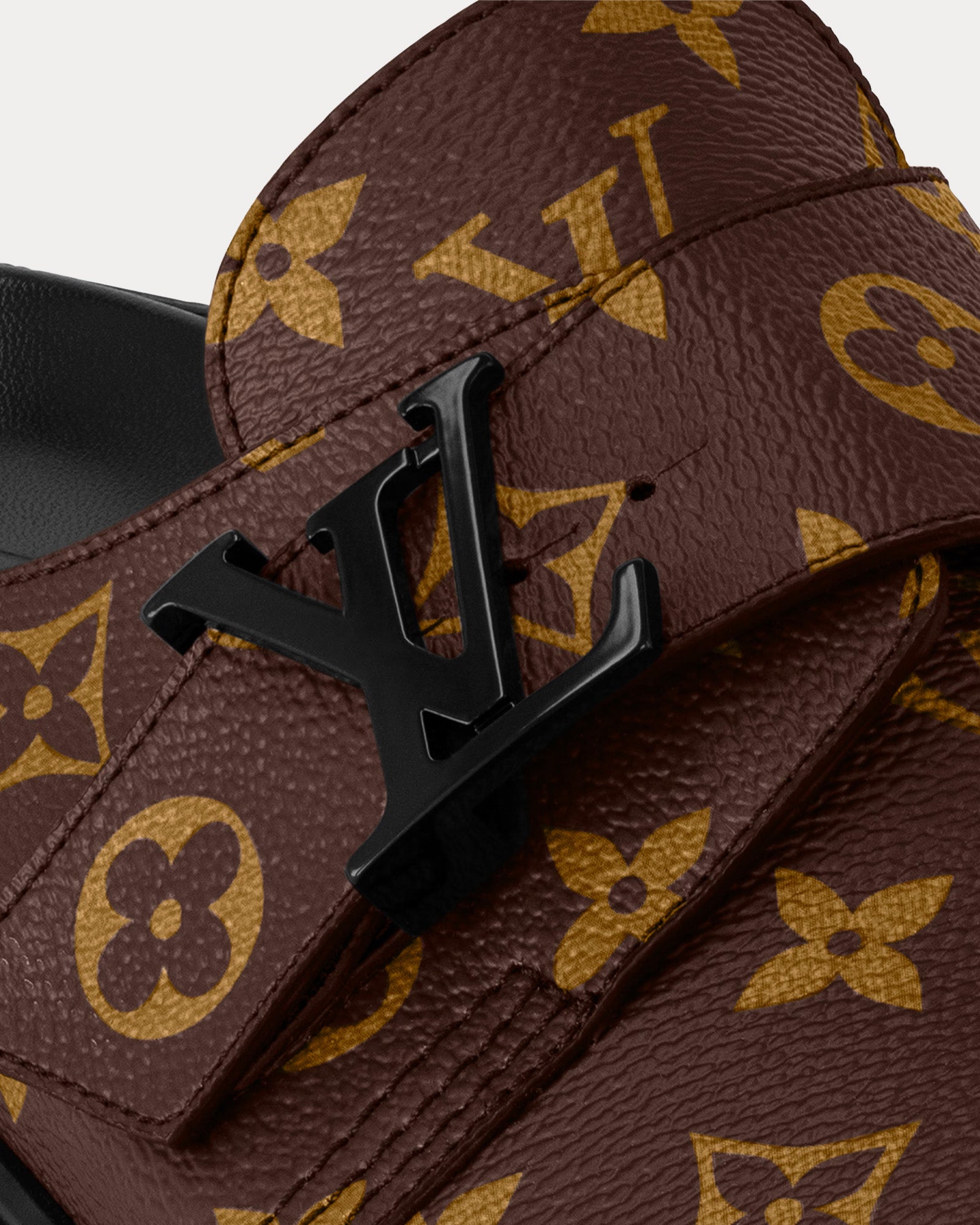 Louis Vuitton LV Easy Monogram Brown Mules - 3