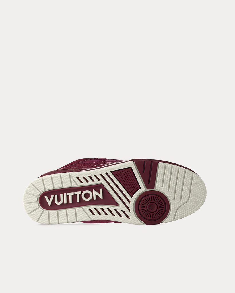 Louis Vuitton LV Skate Leather Bordeux Low Top Sneakers - Sneak in