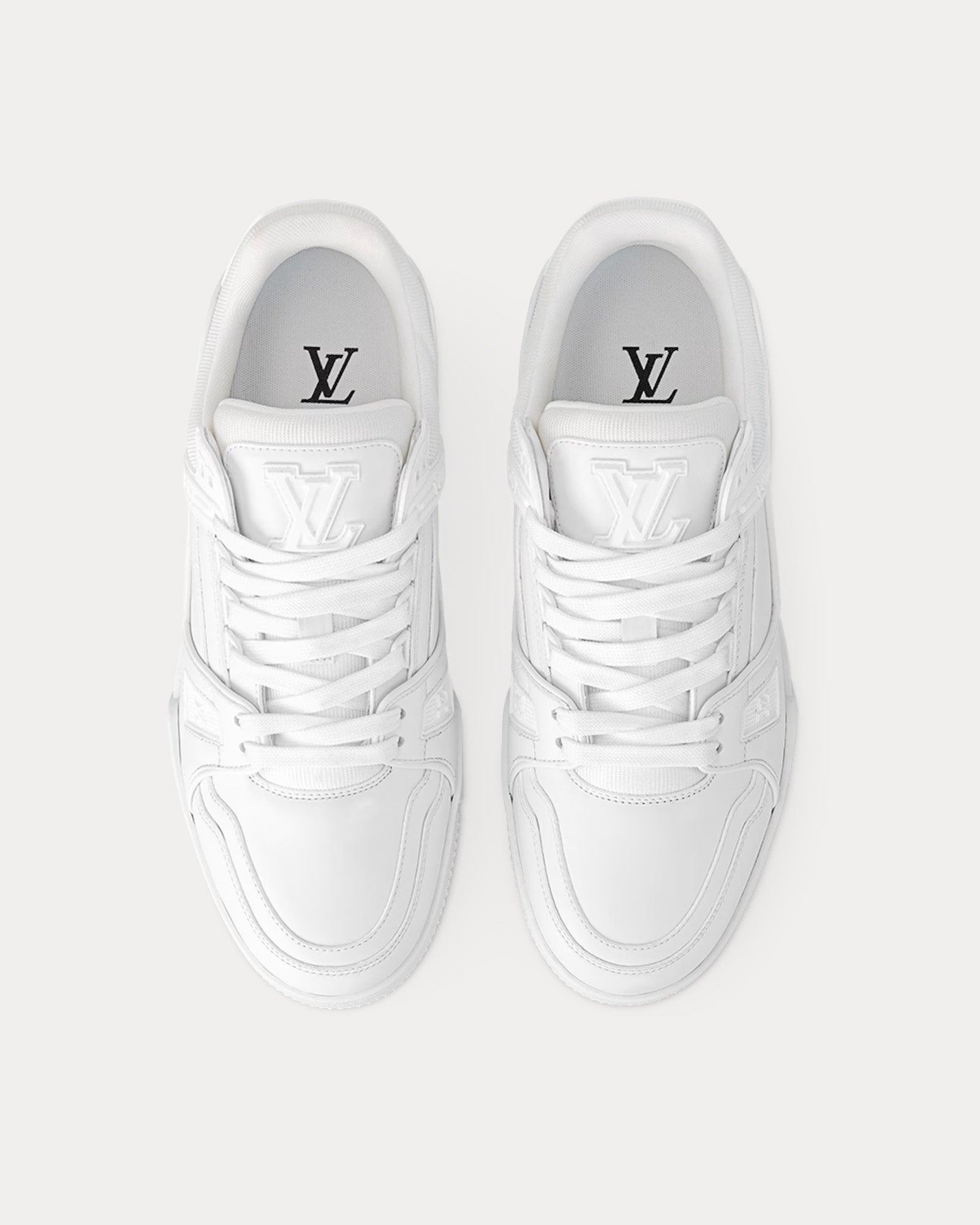 Louis Vuitton LV Trainers White Low Top Sneakers - 2