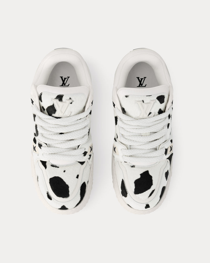 Louis Vuitton LV Maxi Trainers with Animal Print White / Black Low Top Sneakers - 2