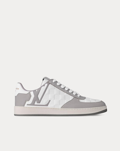 Louis Vuitton Rivoli Grey / White Low Top Sneakers