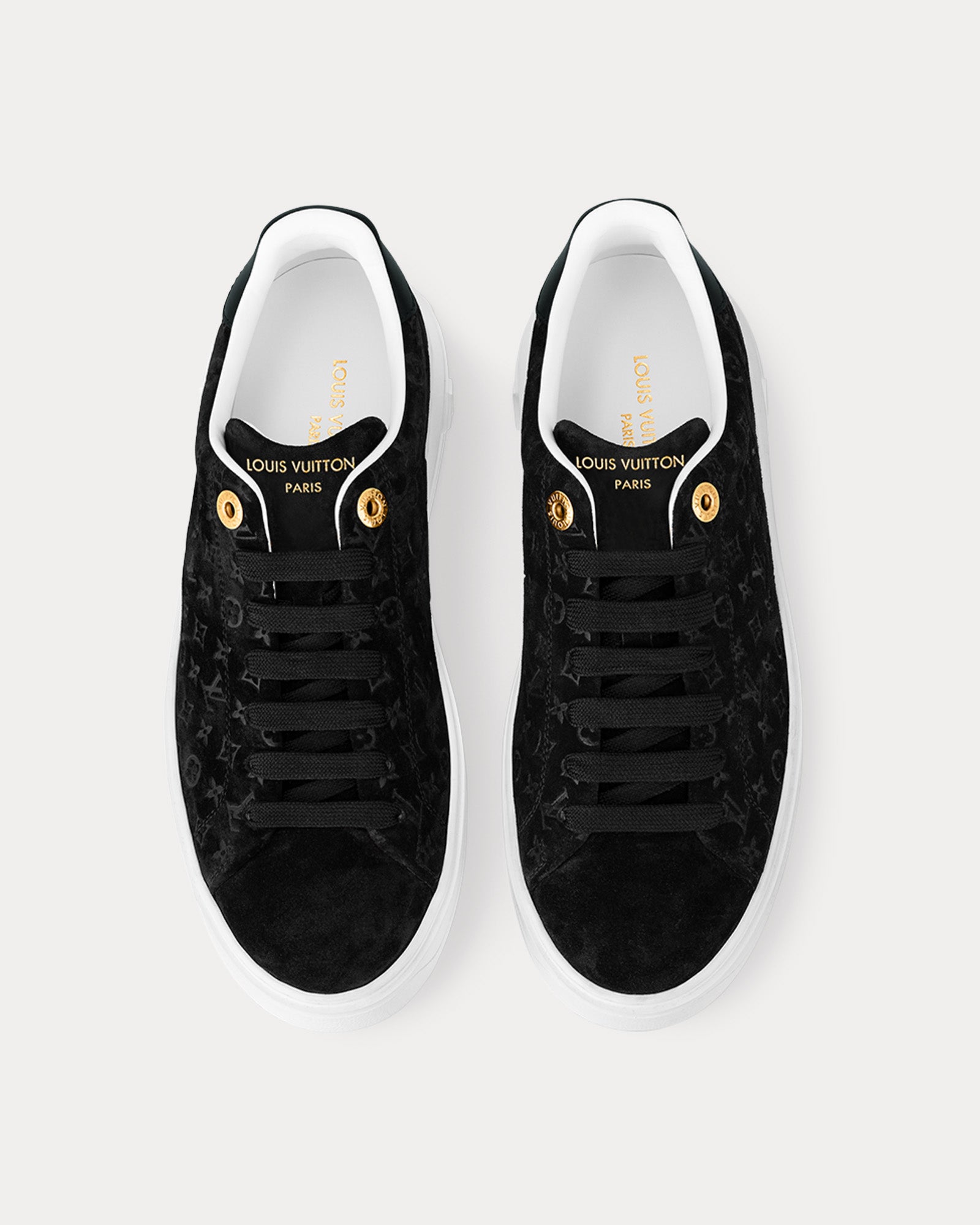 Louis Vuitton Time Out Black Low Top Sneakers - 2