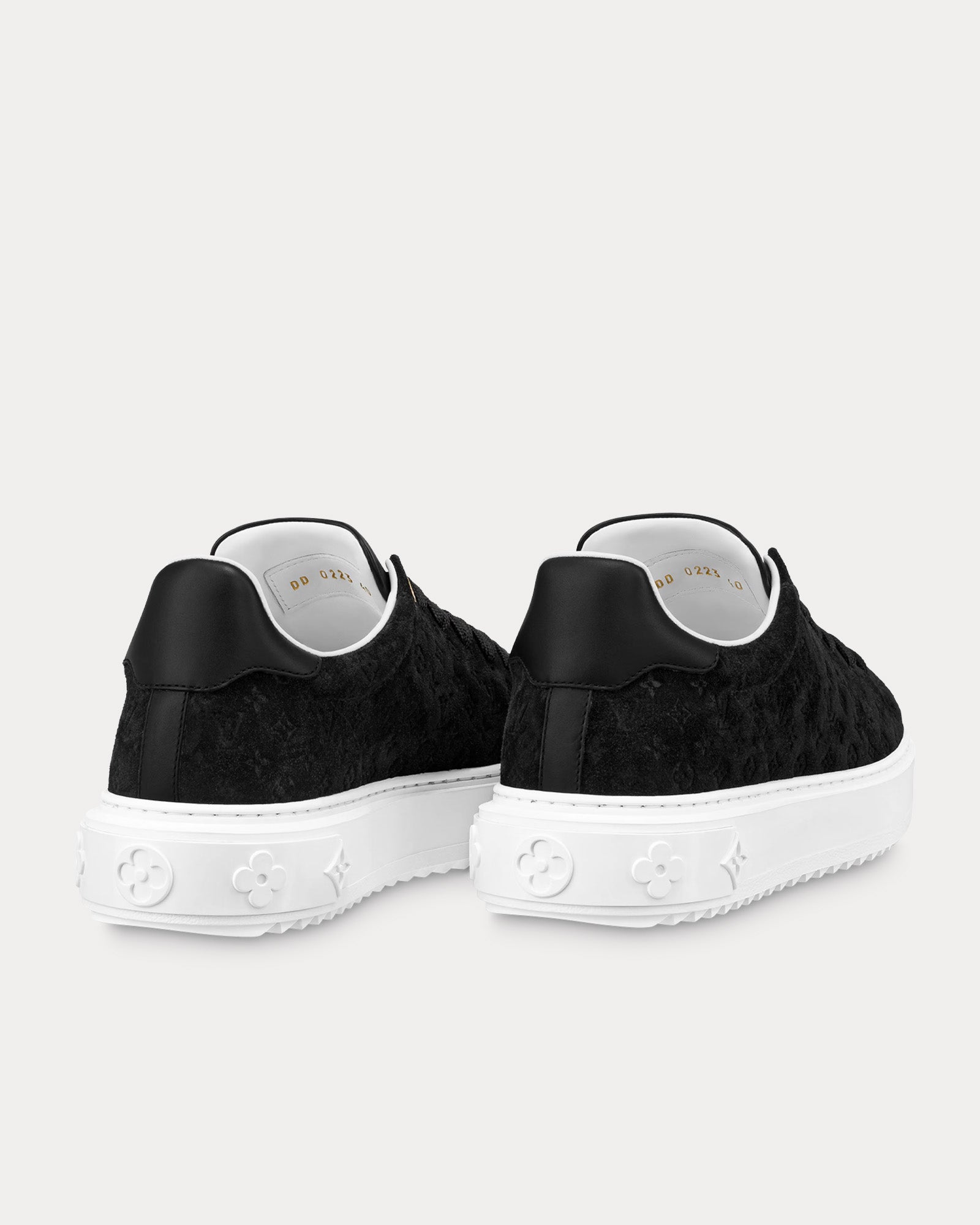 Louis Vuitton Time Out Black Low Top Sneakers - 4