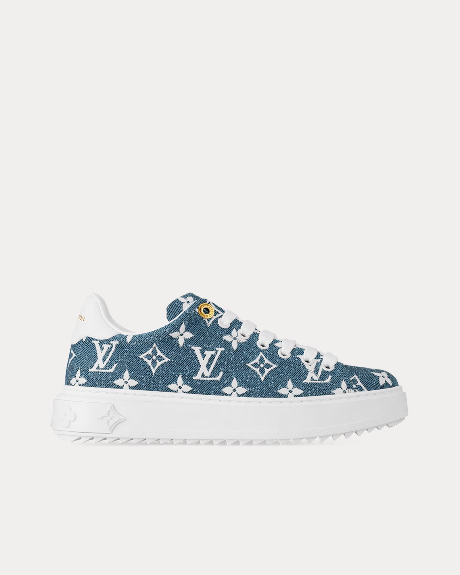 Louis Vuitton Time Out Bleu Clair Low Top Sneakers - 1