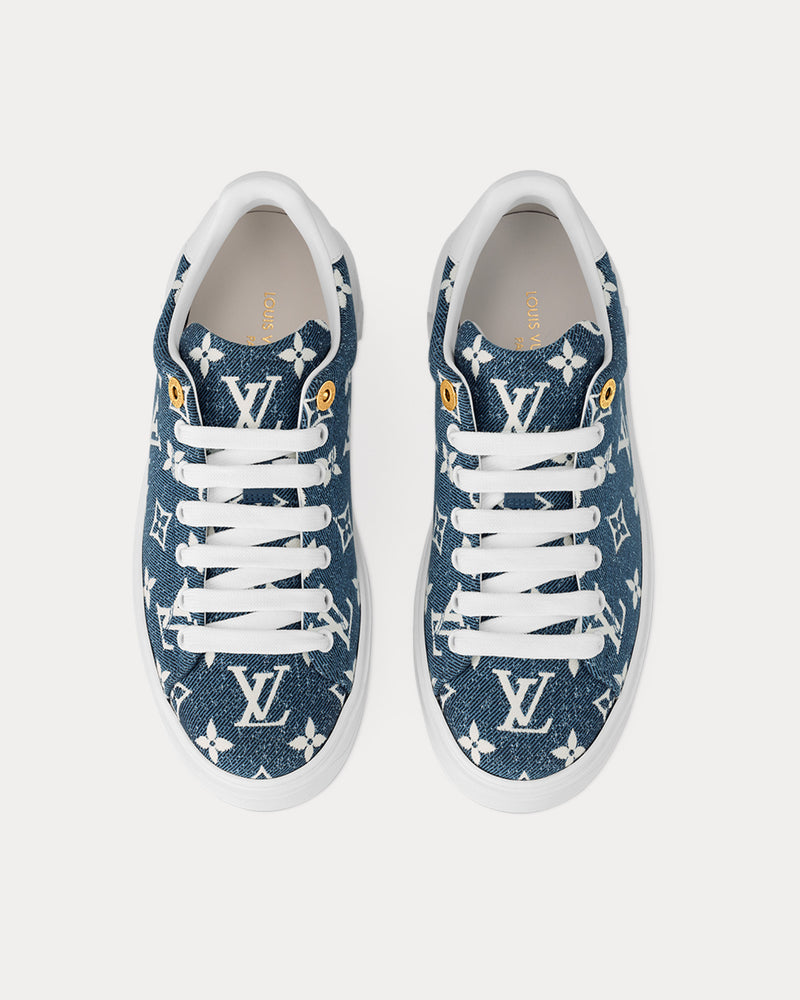 Louis Vuitton Time Out Bleu Clair Low Top Sneakers - 2