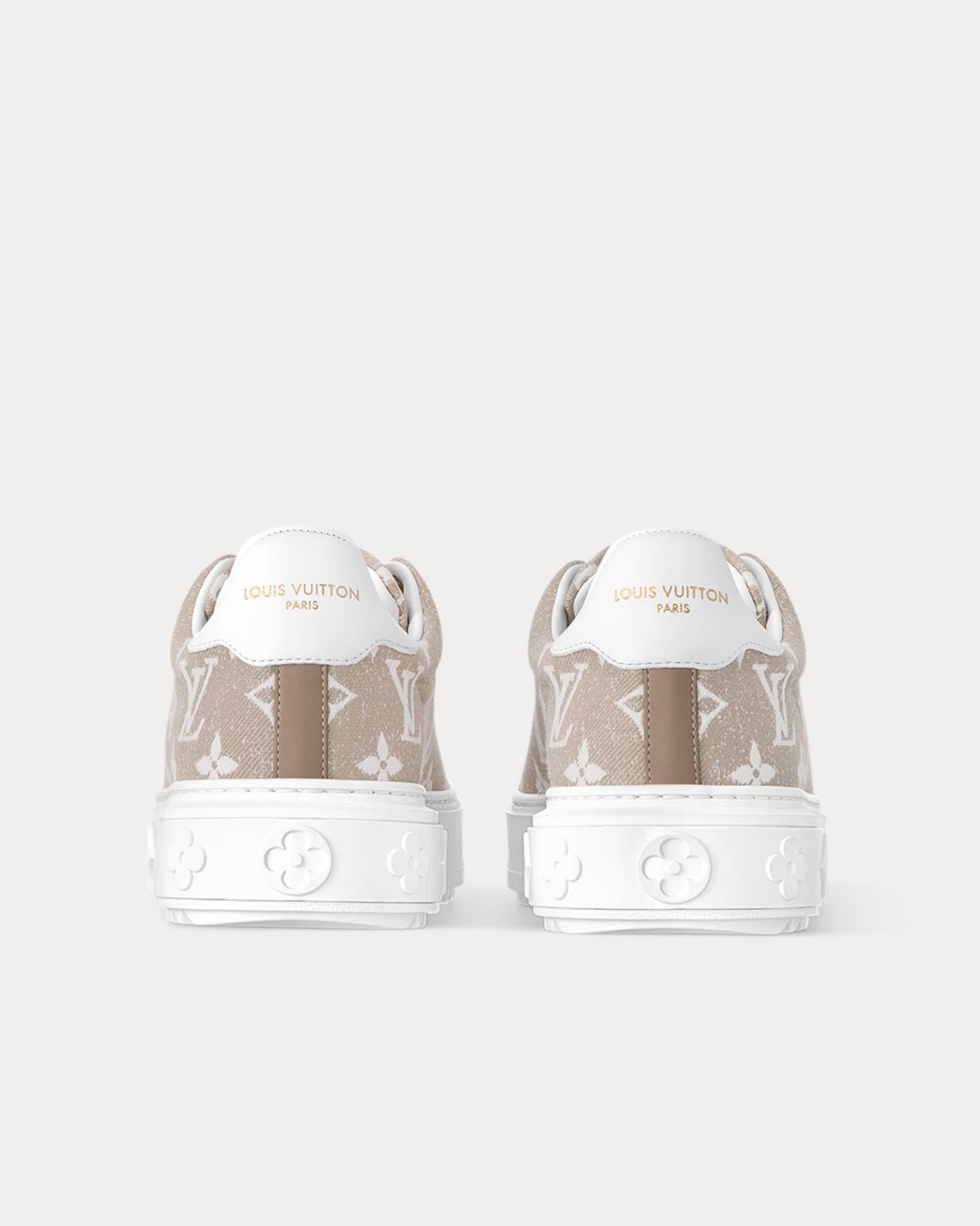 Louis Vuitton Time Out Ivory Low Top Sneakers - 4