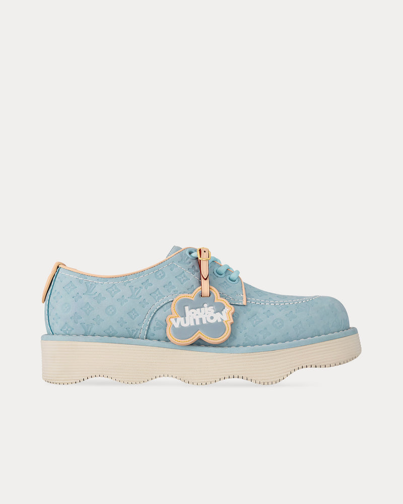 Louis Vuitton x Tyler the Creator LV Derbies Blue Shoes - 1