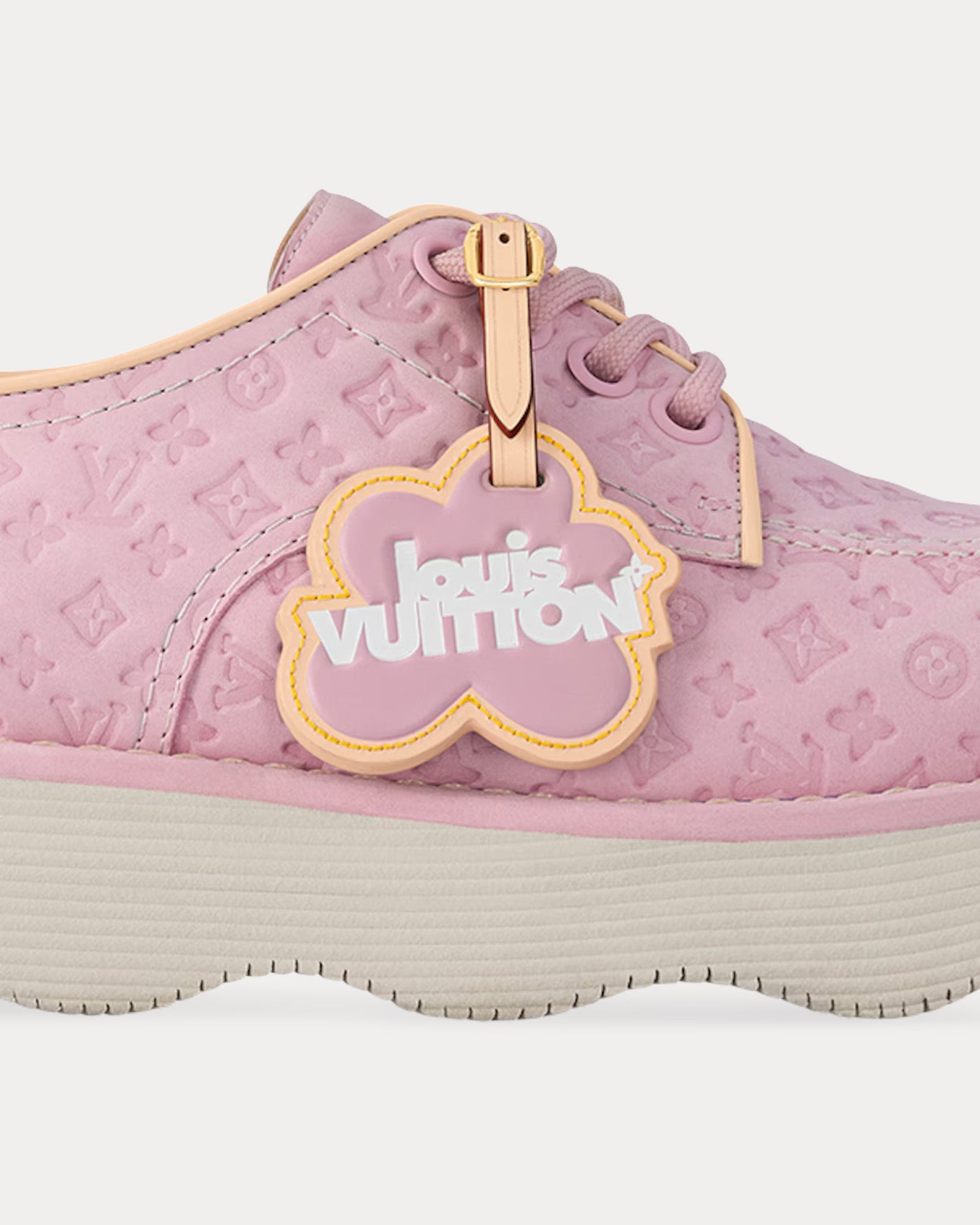 Louis Vuitton x Tyler the Creator LV Derbies Pink Shoes - 2