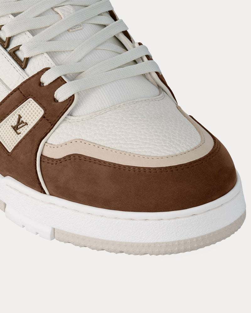 Louis Vuitton LV Trainers Moka Low Top Sneakers - 4