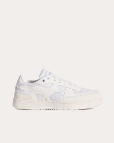 Maison Kitsuné Chiru Canvas & Leather White Low Top Sneakers