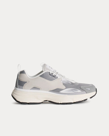 Maison Kitsuné Sora Runners Silver / Patina Grey / Latte Low Top Sneakers