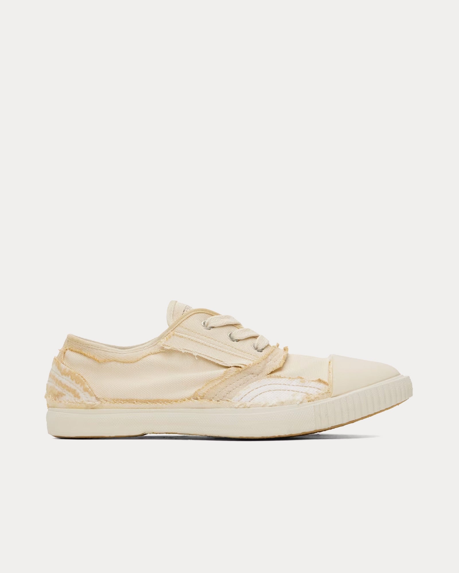 Maison Margiela Inside-Out Canvas Natural Mix Low Top Sneakers - 1