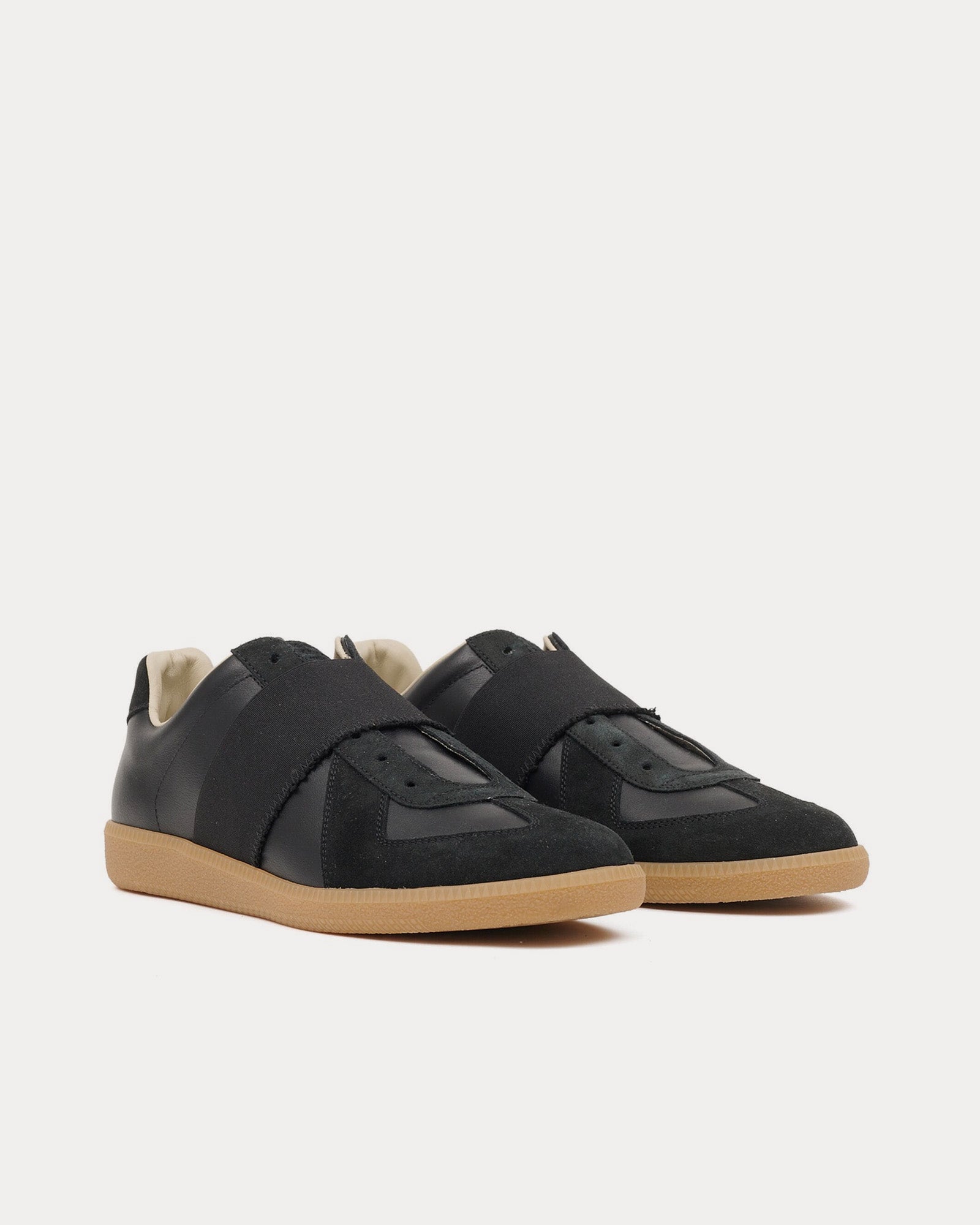 Maison Margiela Replica Elasticated Band Black Low Top Sneakers - 2