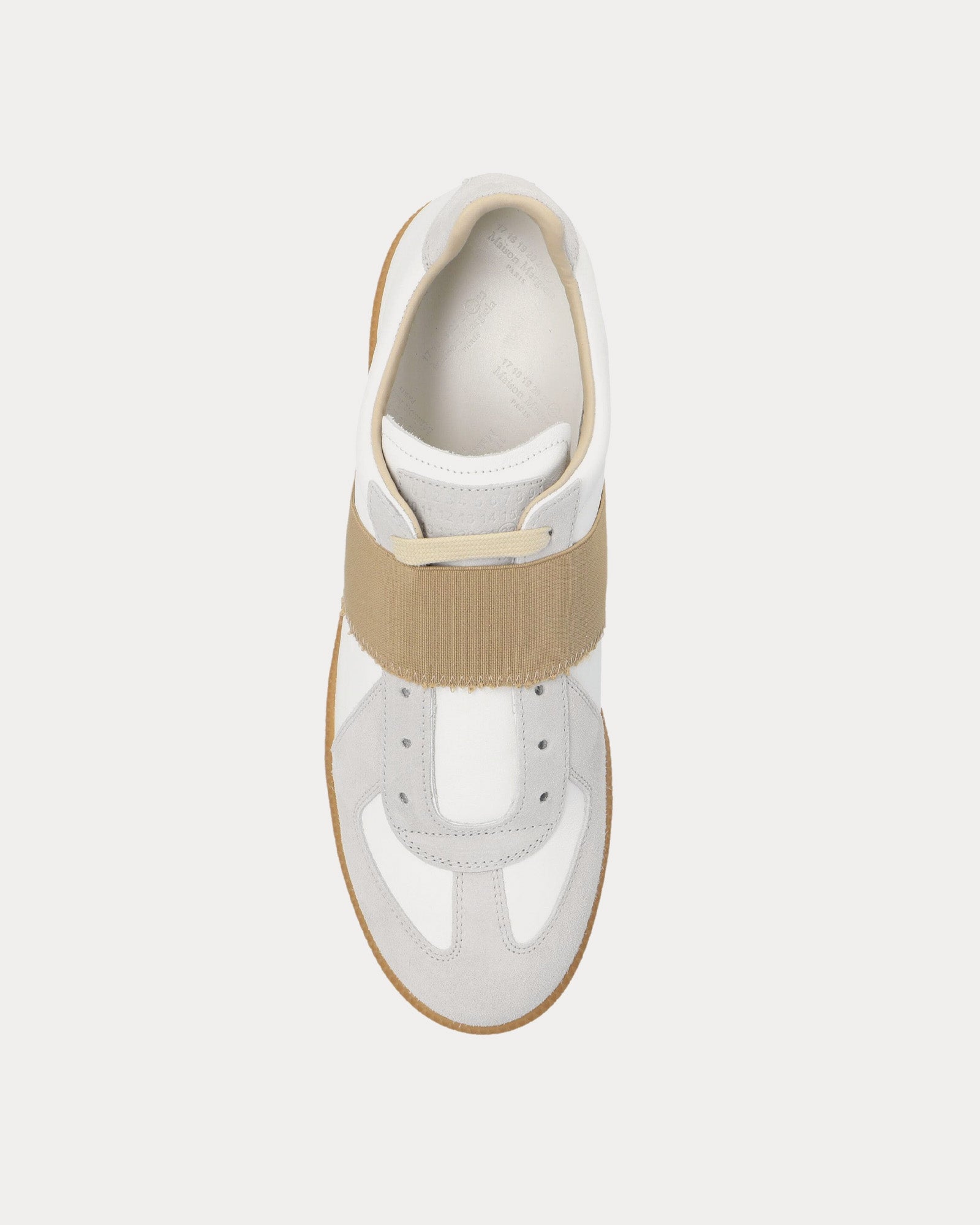 Maison Margiela Replica Elasticated Band White / Light Grey / Beige Low Top Sneakers - 2