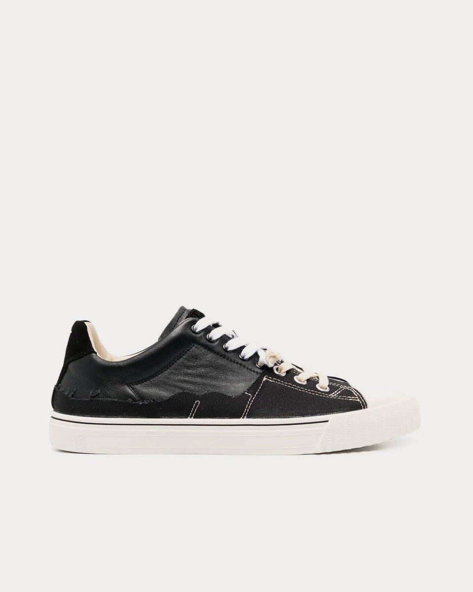 Maison Margiela New Evolution Black Low Top Sneakers Sneak in Peace