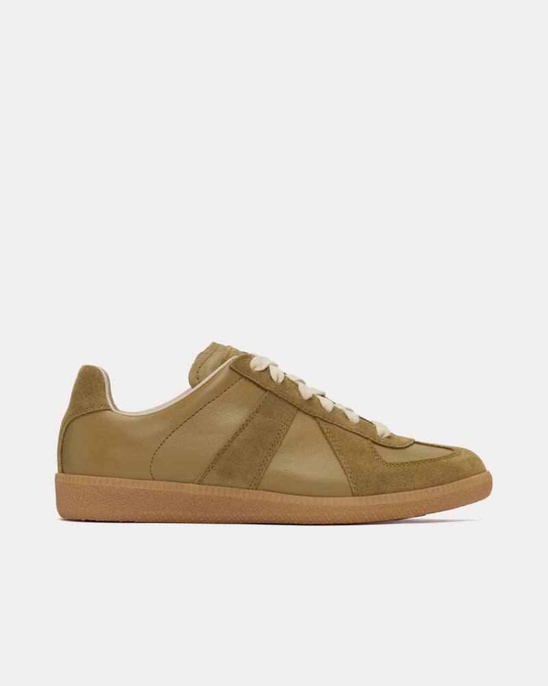 Maison Margiela Replica Leather Swamp Low Top Sneakers - 1