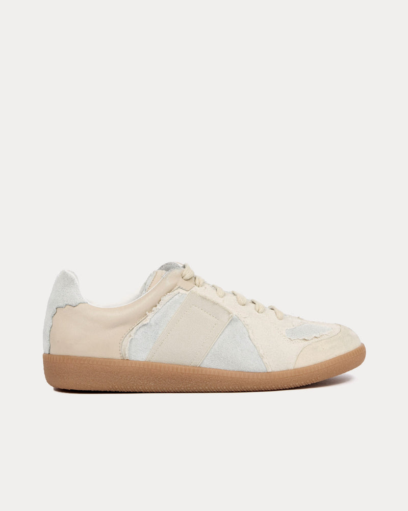 Maison Margiela Replica Inside Out Beige Low Top Sneakers - 1