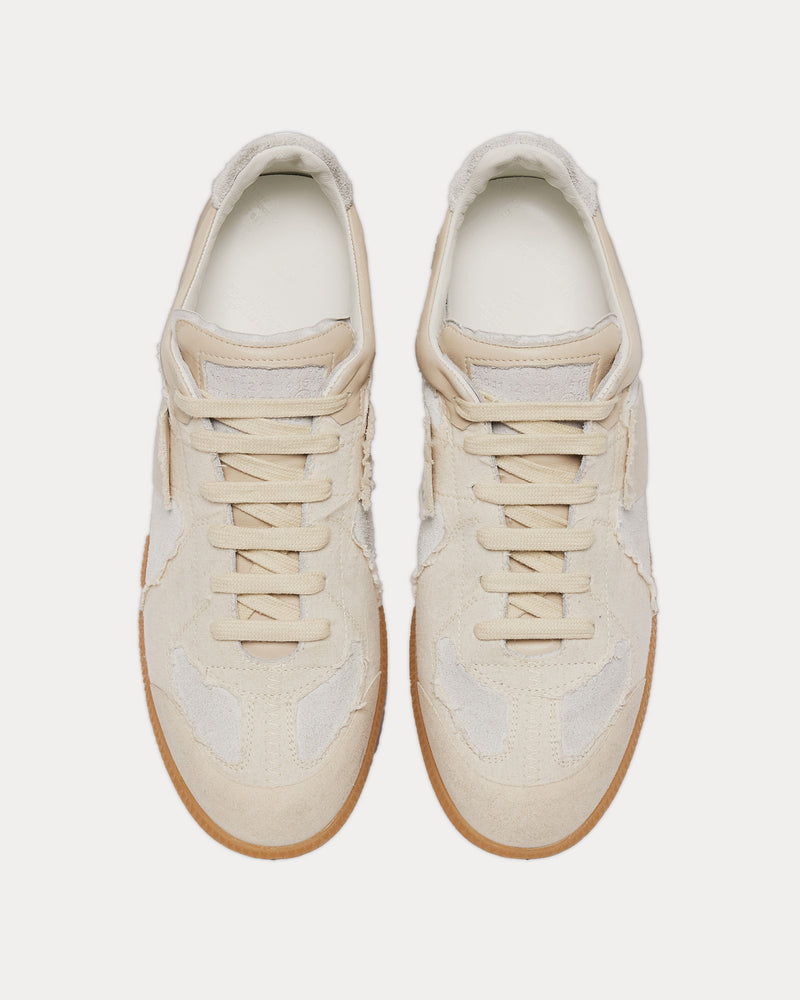 Maison Margiela Replica Inside Out Beige Low Top Sneakers - 2