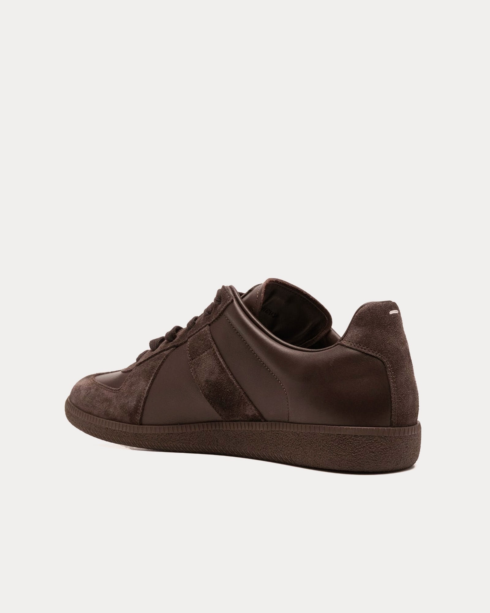 Maison Margiela Replica Leather Nutmeg Low Top Sneakers - 4