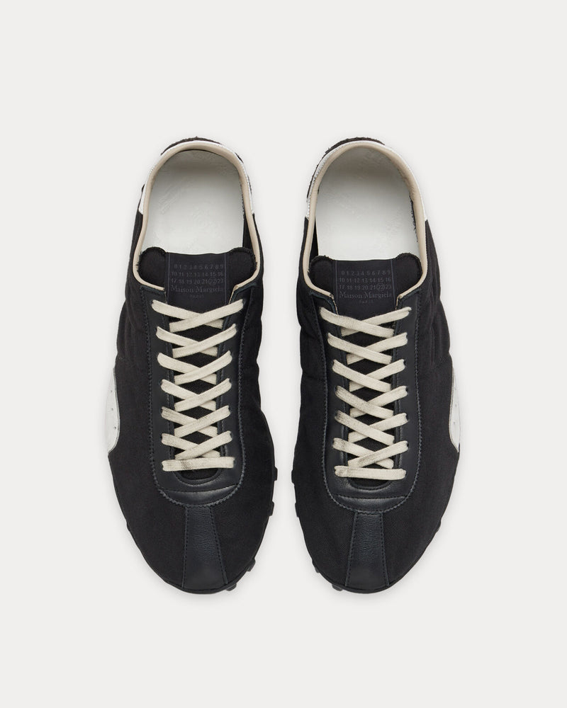 Maison Margiela Sprinter Black / White Low Top Sneakers - 2