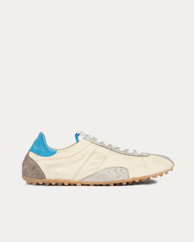 Maison Margiela Sprinter Light Blue / Yellow Low Top Sneakers