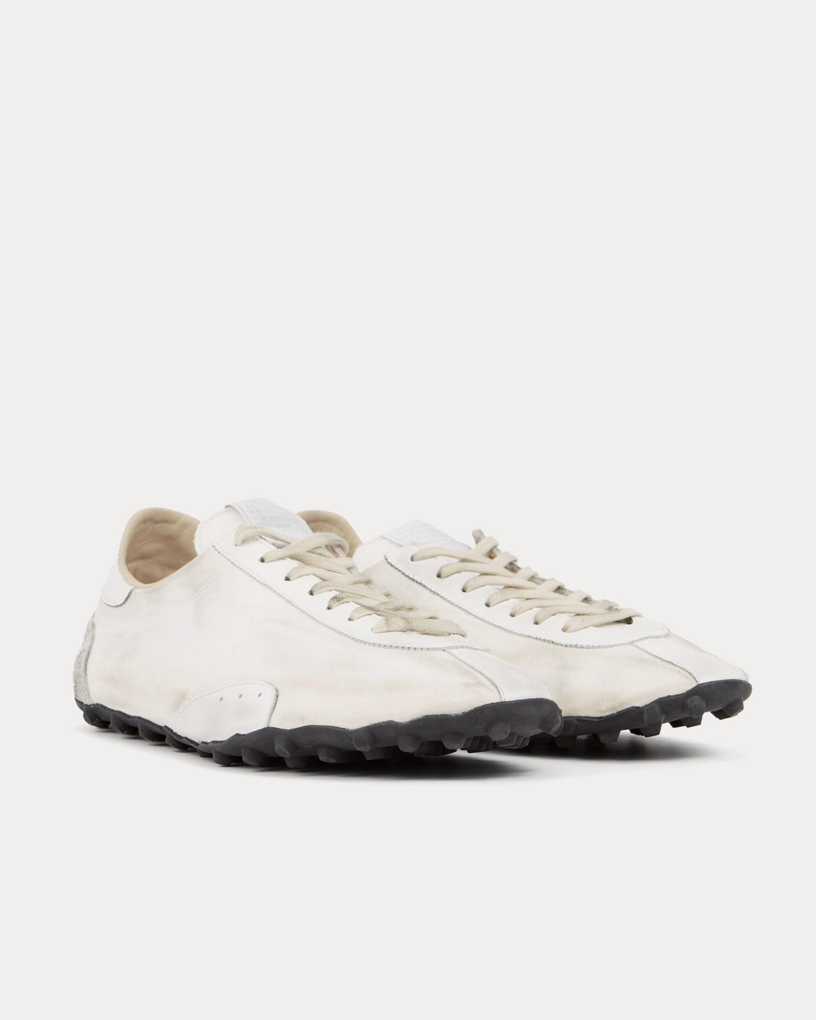 Maison Margiela Sprinter White Low Top Sneakers - 3