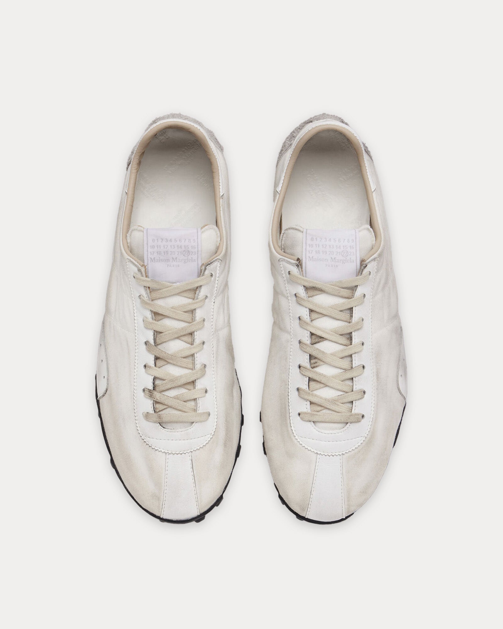 Maison Margiela Sprinter White Low Top Sneakers - 2