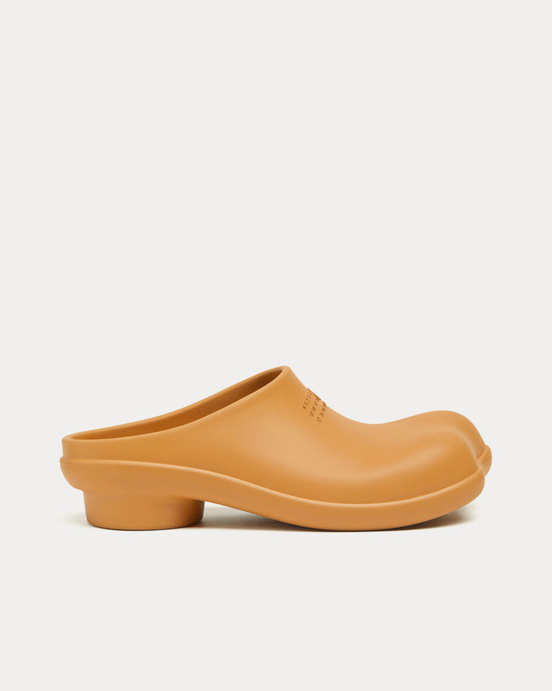 MM6 Maison Margiela Anatomic Clog Slippers Doe Brown Slip Ons - 1