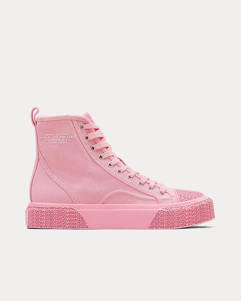 Marc Jacobs The High Top Ribbon Pink High Top Sneakers - 1