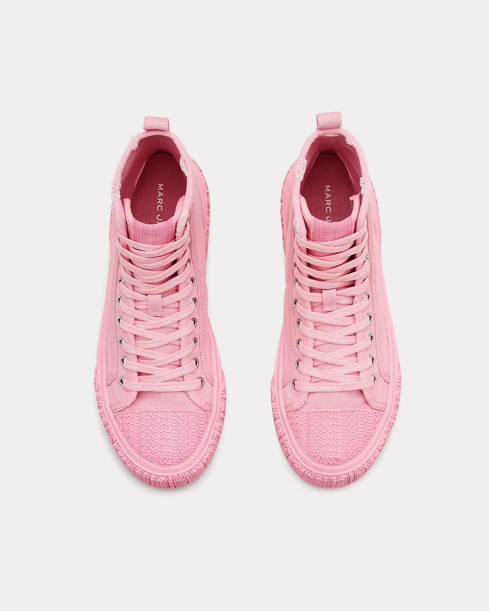 Marc Jacobs The High Top Ribbon Pink High Top Sneakers - 2